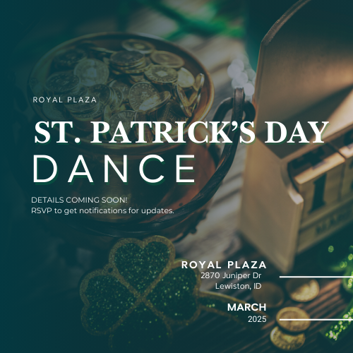 Pot of gold and festive decorations for Royal Plaza's St Patrick Days Dance 