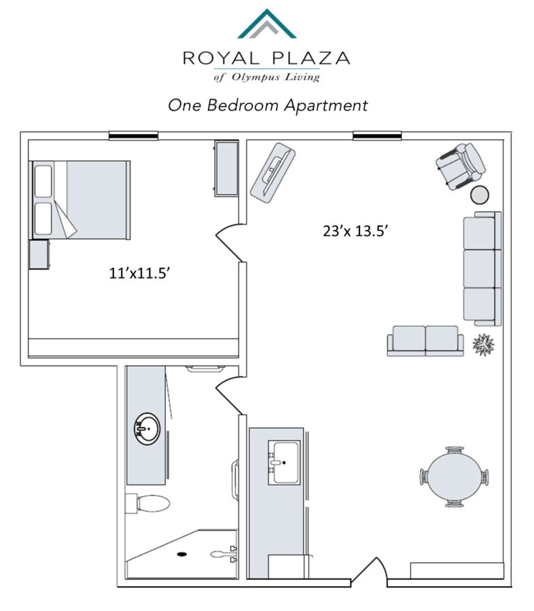 One-Bedroom Apartment at Royal Plaza Living
